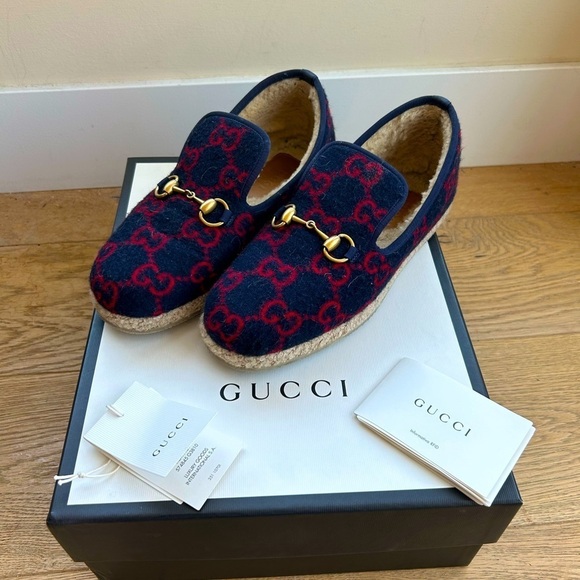 Gucci Other - Gucci Fria Wool Loafers